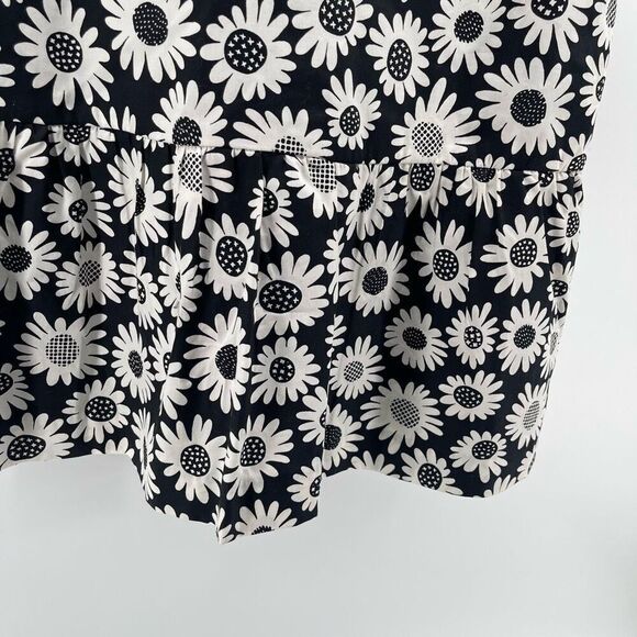 Victoria Beckham x Target Girls Floral Dress XL Black White Sleeveless Cotton - Picture 4 of 12